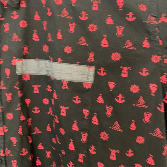 Denim & Rivets XXL Cotton Sleeve Button Up Shirt, un tuck style - Picture 4 of 9